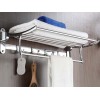 012不锈钢活动浴巾架、可折叠置物架